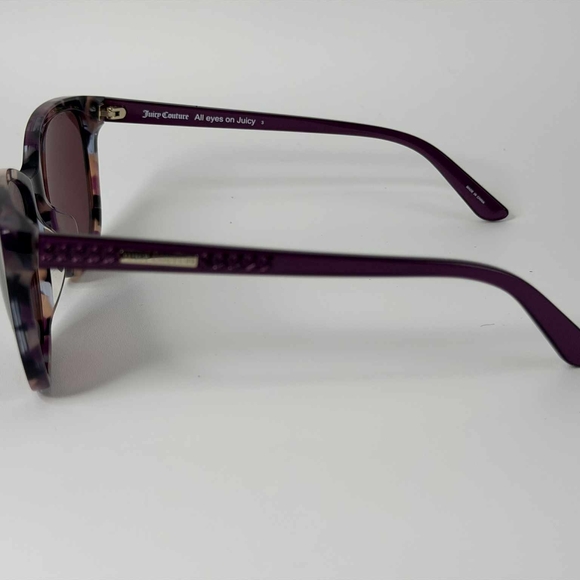 🕶️ NEW - Juicy Couture Women’s Purple Tortoiseshell Sunglasses - RARE - Picture 5 of 8